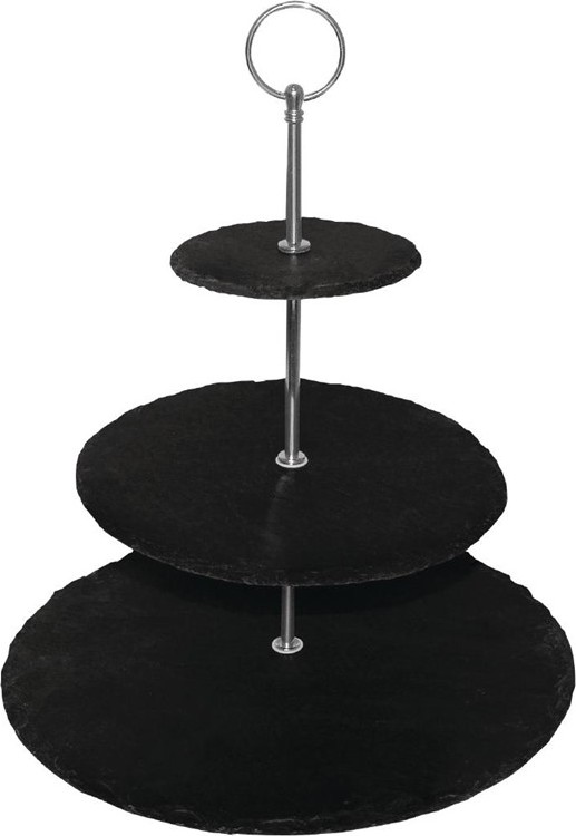  Olympia Etagere Schiefer 3 Etagen 
