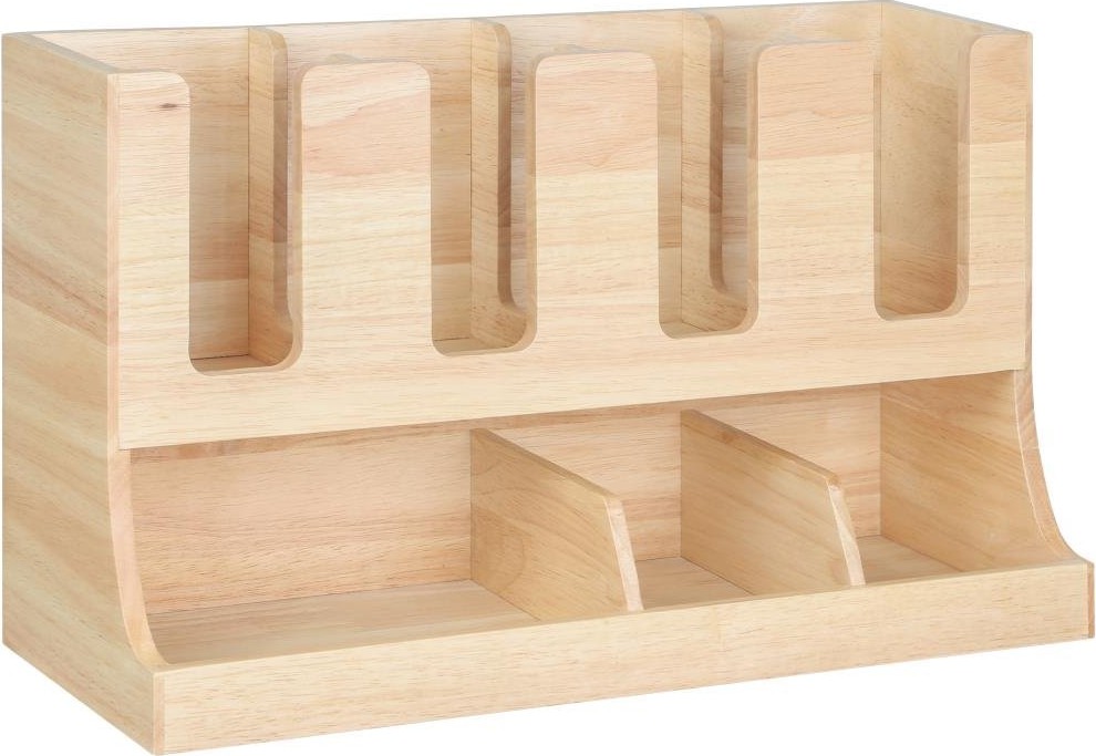  Olympia Tassen- und Gew&uuml;rzstation aus Hevea-Holz 450x120x240mm 