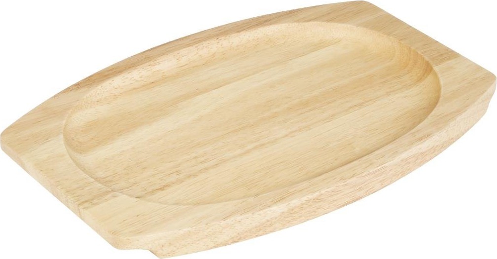  Olympia Hevea-Brett f&uuml;r Gusseisen-Oval-Sizzler 335x205mm f&uuml;r GJ557 