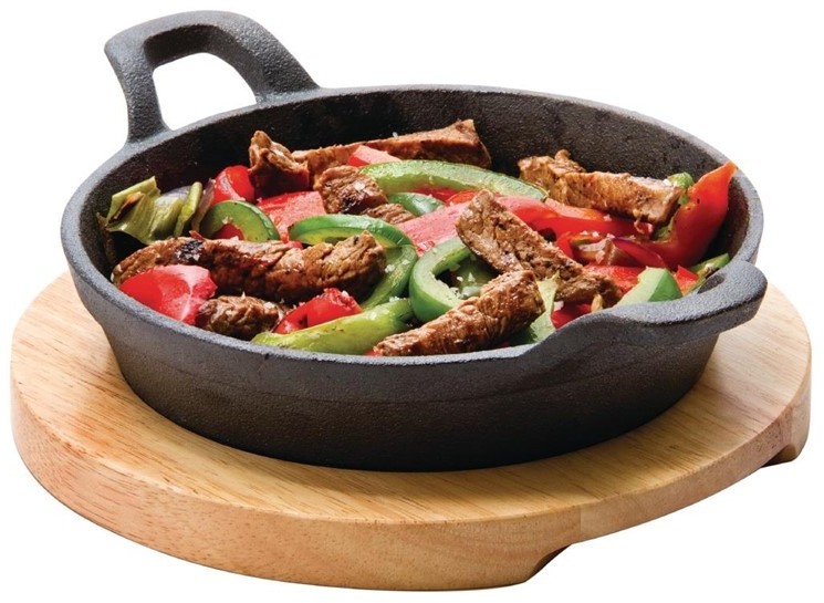  Olympia Holzbrett f&uuml;r Servierpfanne 18cm 