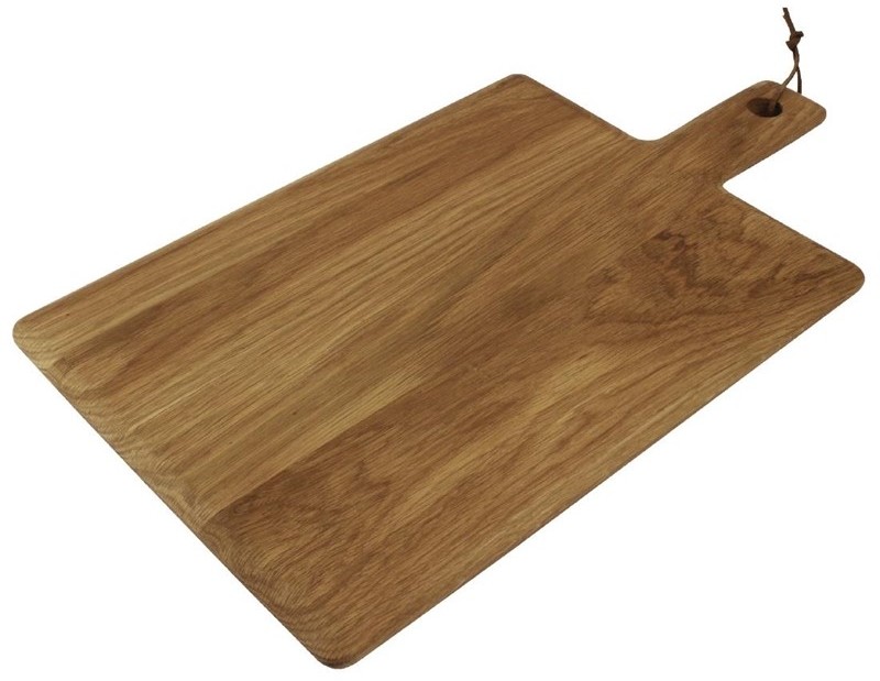  Olympia Servierbrett Eichenholz mit Griff 35 x 26cm 