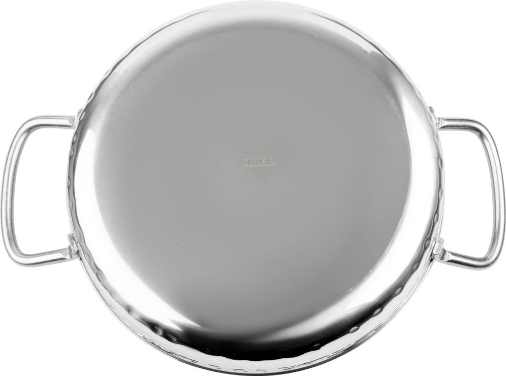  Olympia Tischpr&auml;sentationsschale Edelstahl geh&auml;mmert 125mm 
