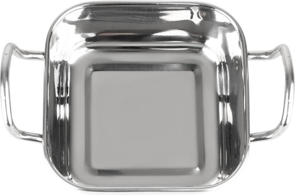  Olympia Tischpr&auml;sentation Quadratische Schale Edelstahl 115x115mm 
