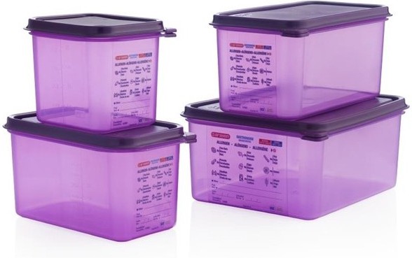  Araven GN1/4 Lebensmittelbeh&auml;lter aus Silikon 4,3L 