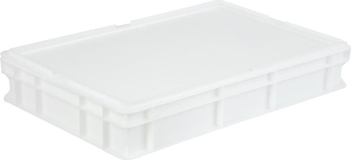  Cambro Pizzateigkistendeckel aus Polyethylen 60x40x2cm 