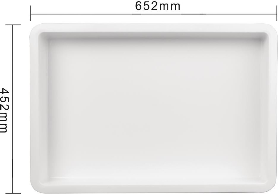  Vogue PP-Teigkasten 650 x 455 x 85mm 