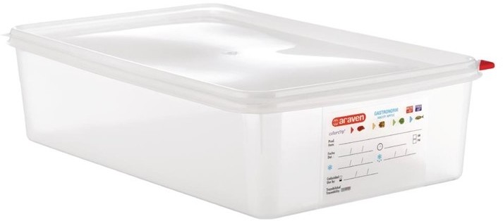  Araven GN1/1 Lebensmittelbehälter mit Deckel 13,7L 