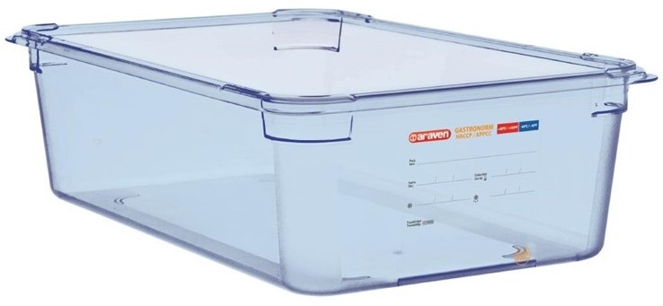  Araven GN1/1 Lebensmittelbehälter blau 150mm 