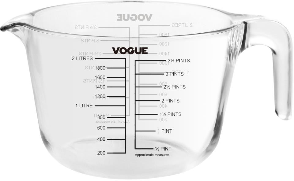  Vogue Glas Messbecher 2000ml 