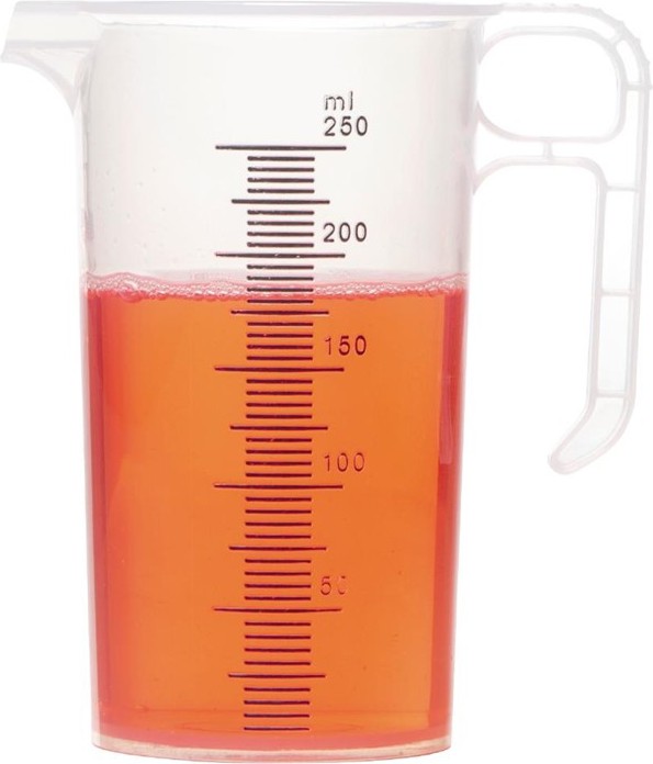  Gastronoble Pro-Measures Polypropylen Messbecher 250ml 