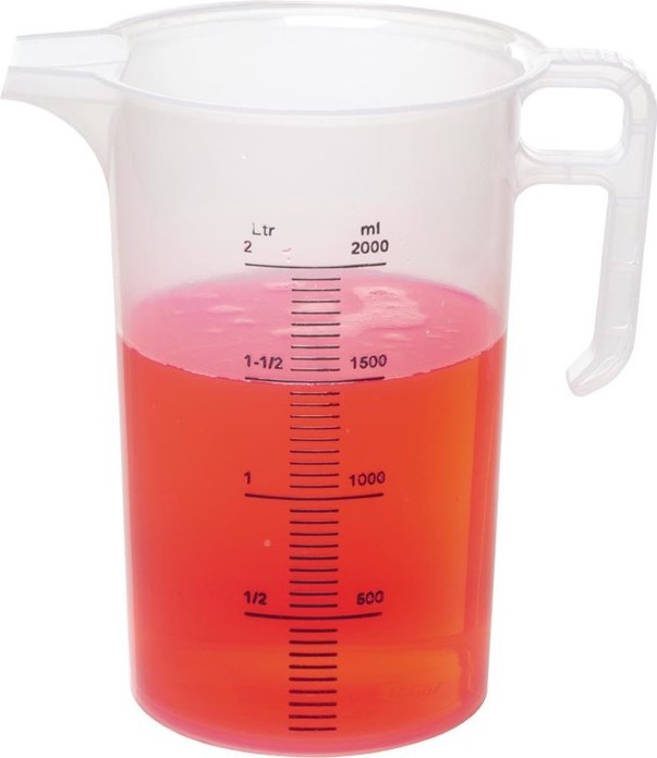  Gastronoble Polypropylen Messbecher 2L 