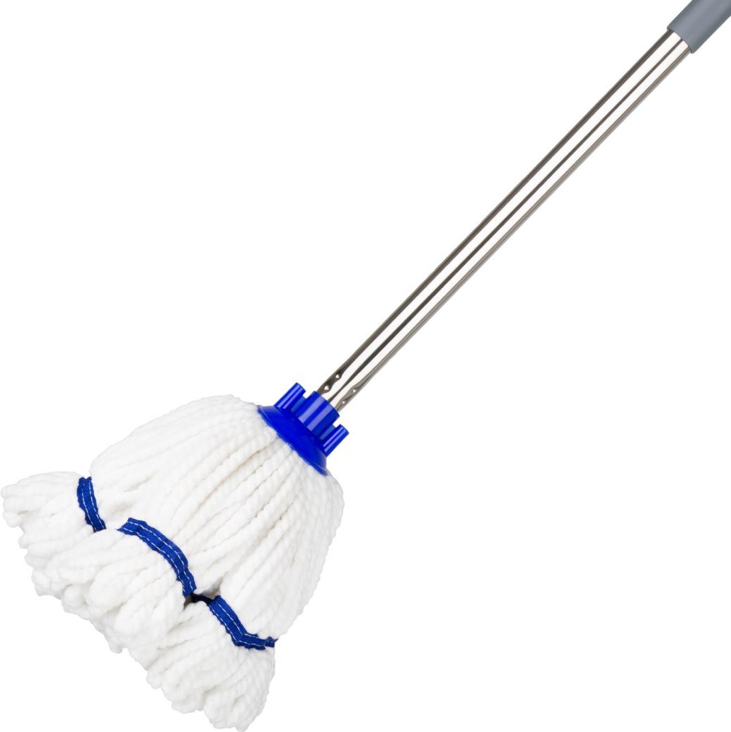  Jantex Mikrofaser-Wischkopf Blau Streifen 150g 