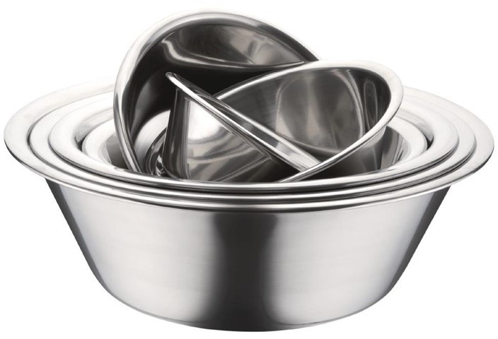  Vogue Teigsch&uuml;ssel konisch Edelstahl Durchmesser 15cm 0,5L 