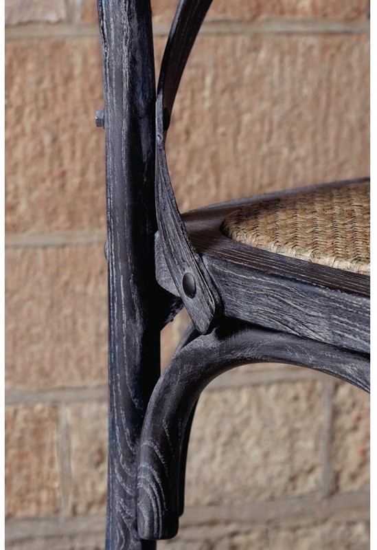  Bolero Esszimmerstühle Birkenholz gewaschenes Schwarz 