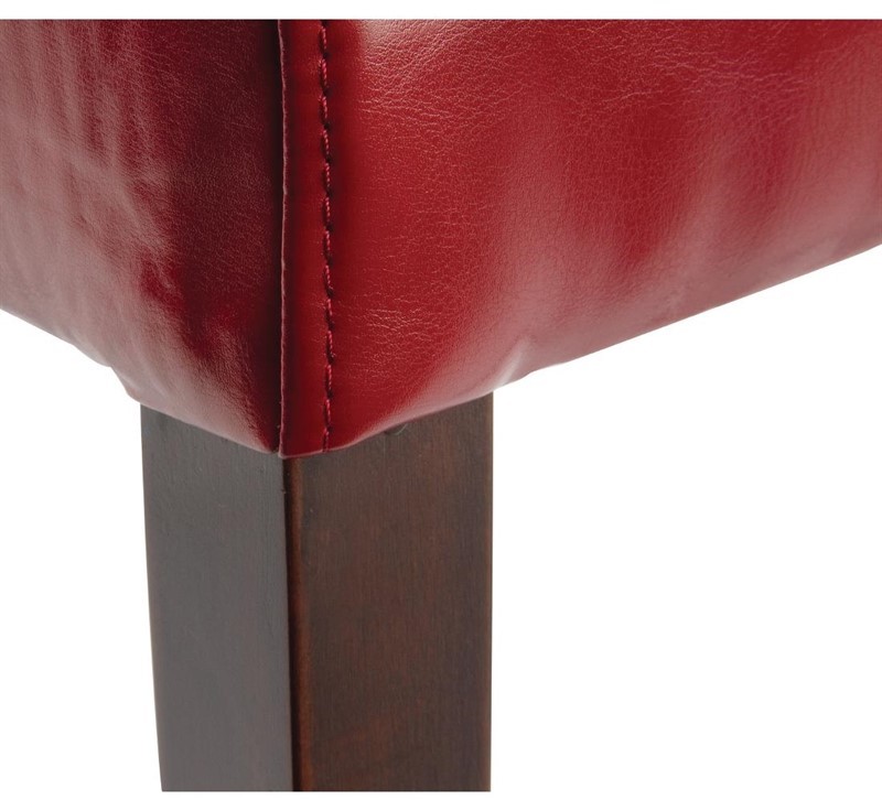  Bolero Esszimmerstühle Kunstleder rot 