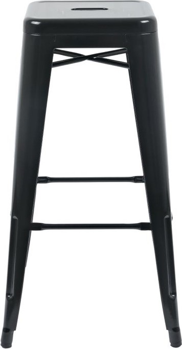  Bolero Bistrobarhocker aus Stahl schwarz 