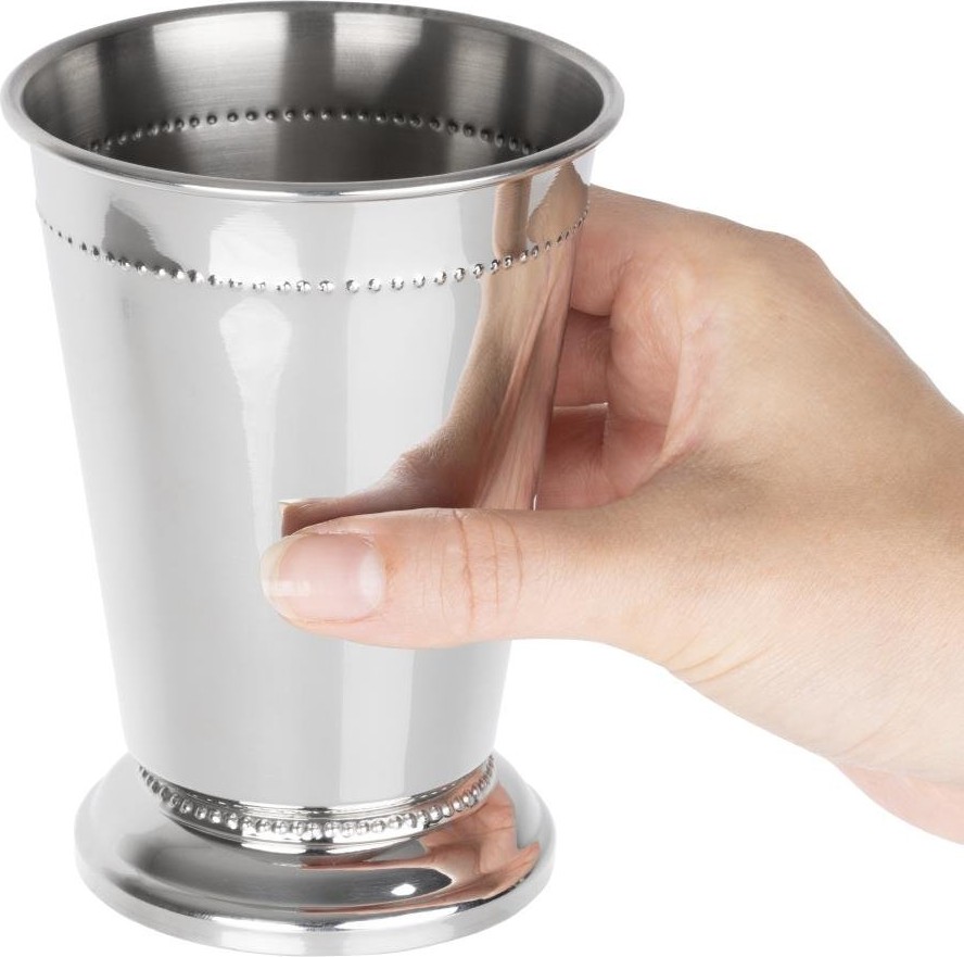 Olympia Barartikel Perlen Julep Becher Edelstahl 370ml 