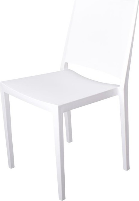  Gastronoble Florence stapelbare Stühle aus Polypropylen weiß 4 Stück 