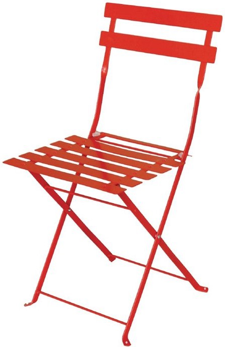  Bolero klappbare Terrassenst&uuml;hle Stahl rot 