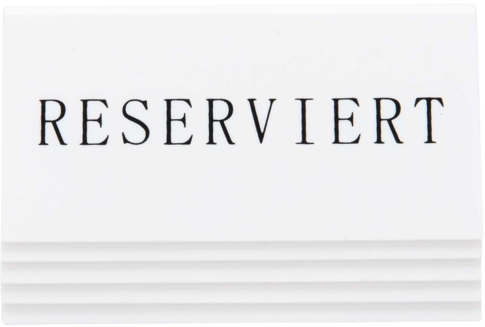  Securit Reserviert Tischst&auml;nder Deutsch: Reserviert (5 St&uuml;ck) 