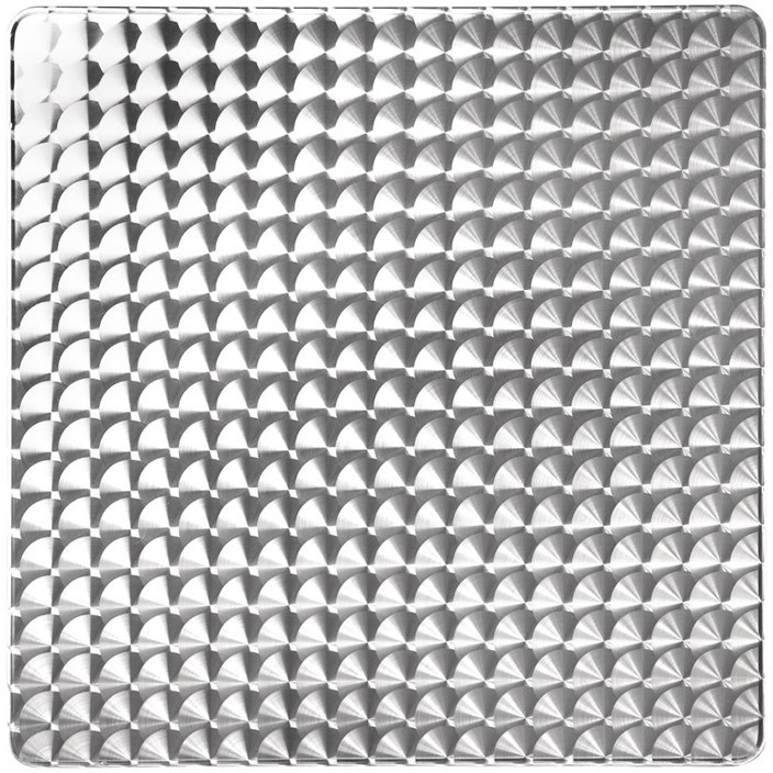  Bolero quadratischer Bistrotisch Edelstahl 1 Bein 70cm 