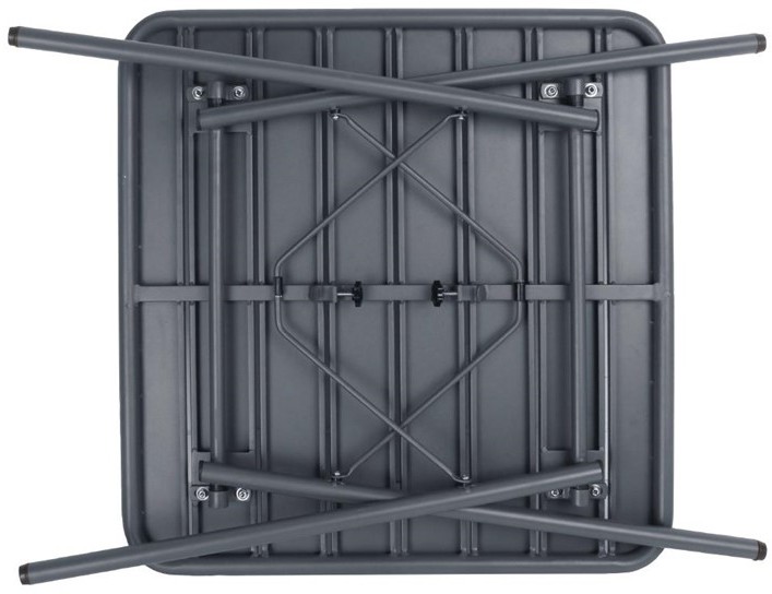  Bolero quadratischer Bistrotisch Stahl grau 70cm 