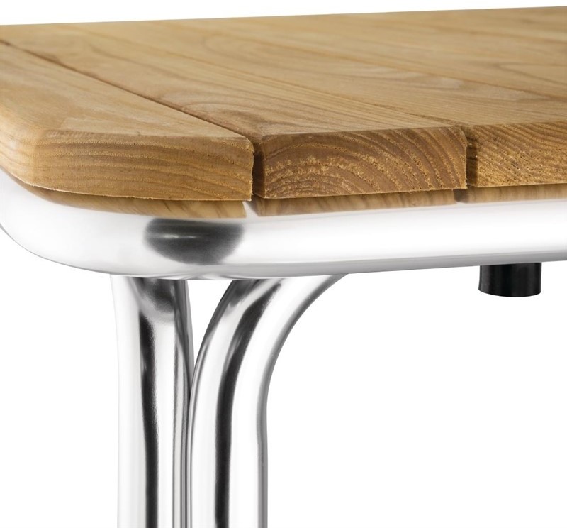  Bolero quadratischer Tisch Eschenholz 4 Beine 70cm 
