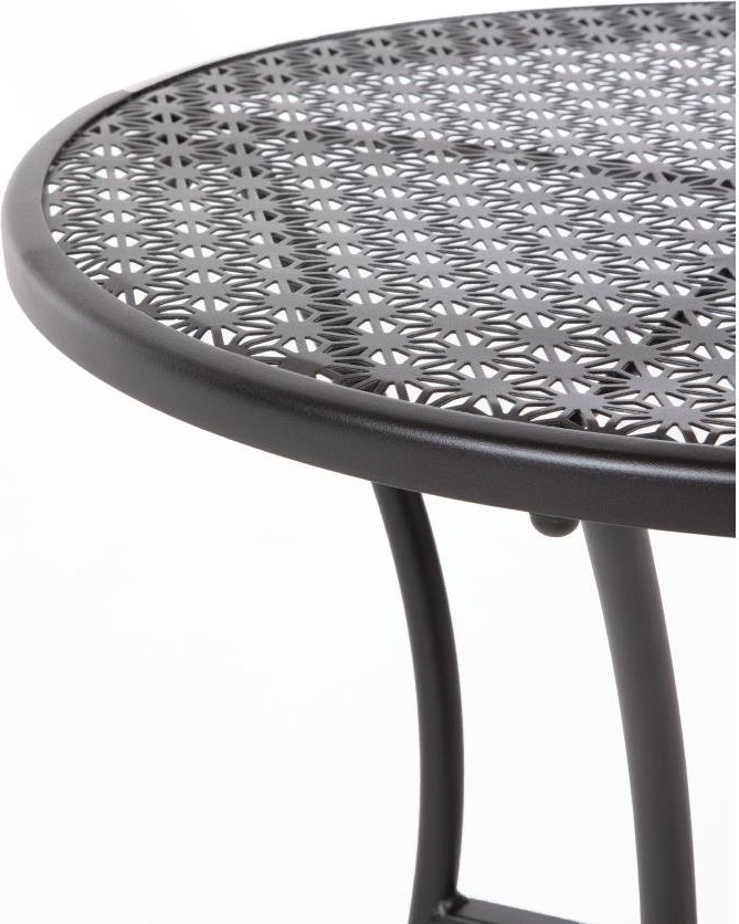 Bolero runder Bistrotisch Stahl schwarz 60cm (15 St&uuml;ck) 