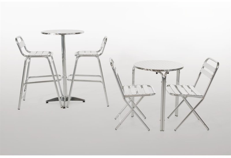  Bolero runder Stehtisch Edelstahl 60cm 