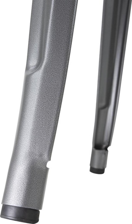  Bolero Bistro Bartisch mit Holzplatte grau 