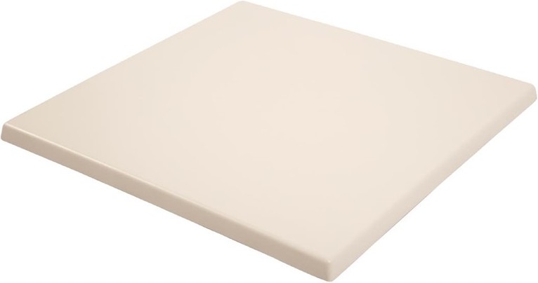  Bolero quadratische Tischplatte weiß 60cm 