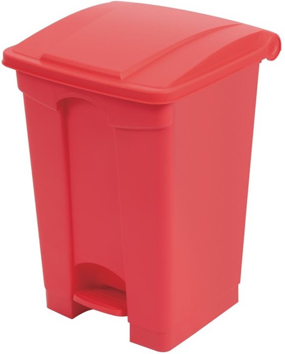  Jantex K&uuml;chenpedaleimer rot 45L 