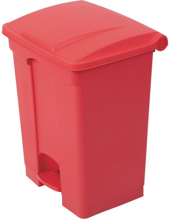  Jantex K&uuml;chenpedaleimer rot 65L 