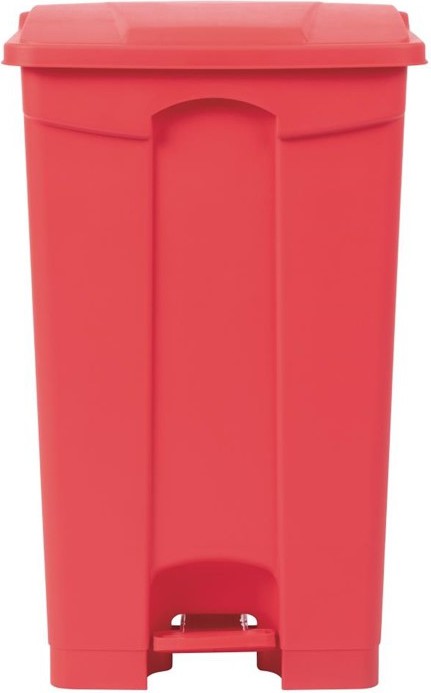  Jantex K&uuml;chenpedaleimer rot 87L 