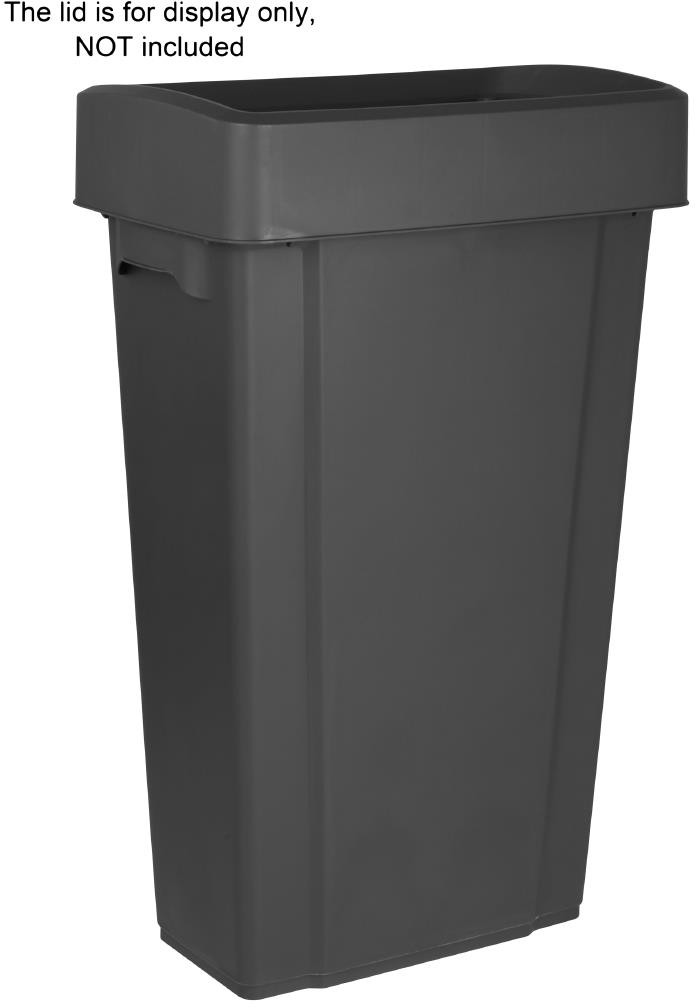  Jantex Slim M&uuml;lleimer Schwarz 80Ltr 