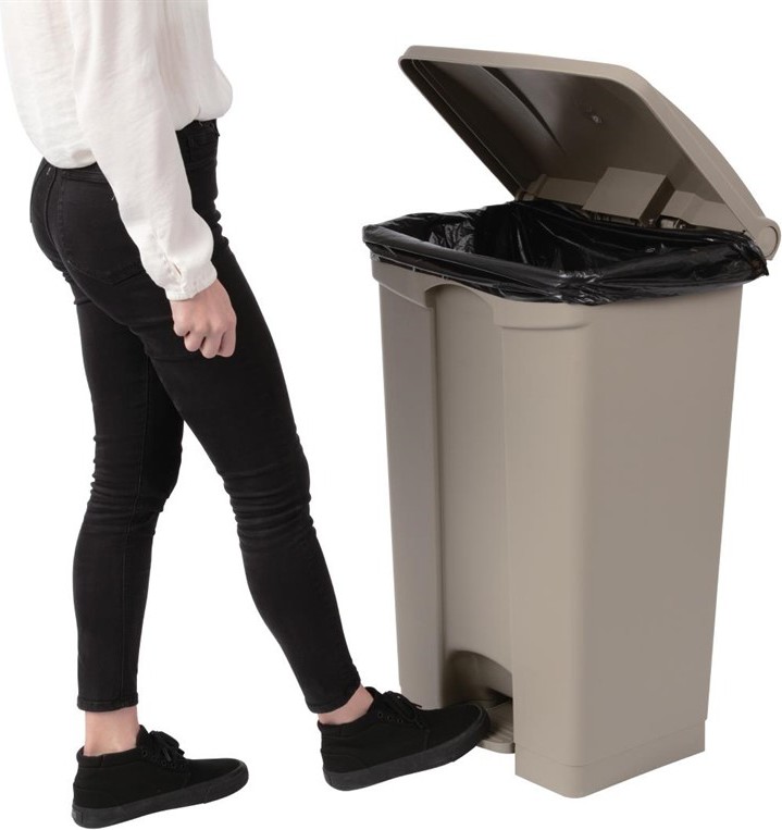  Jantex K&uuml;chenpedaleimer beige 87L 