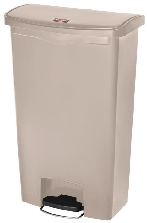  Rubbermaid Slim Jim Front Step Pedaleimer beige 68L 
