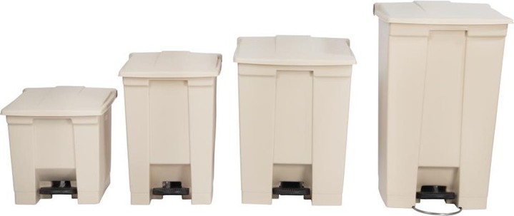  Rubbermaid Step On Pedaleimer beige 68L 