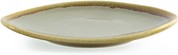  Olympia Kiln dreieckige Teller Moos 16,5cm 