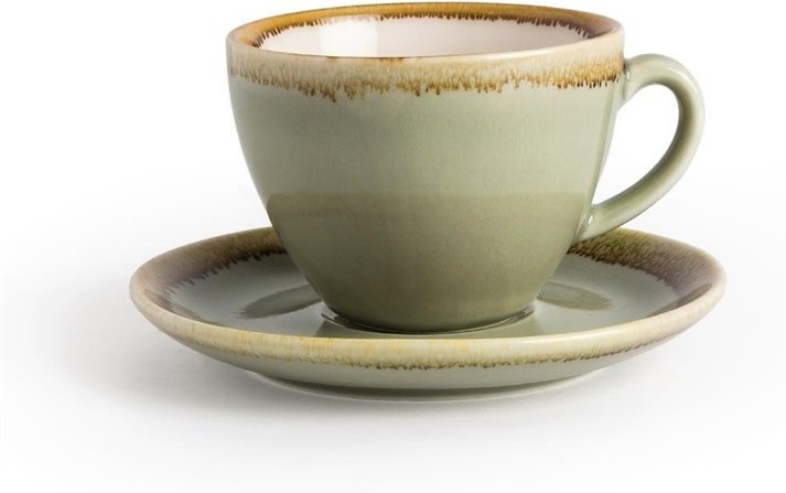  Olympia Kiln Cappuccinotassen Moos 23cl 