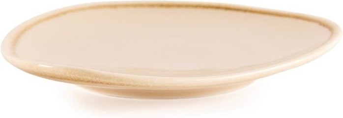  Olympia Kiln dreieckige Teller Sandstein 16,5cm 