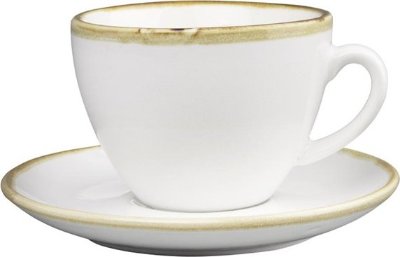  Olympia Kiln Cappuccinotassen Kreidewei&szlig; 23cl (6 St&uuml;ck) 