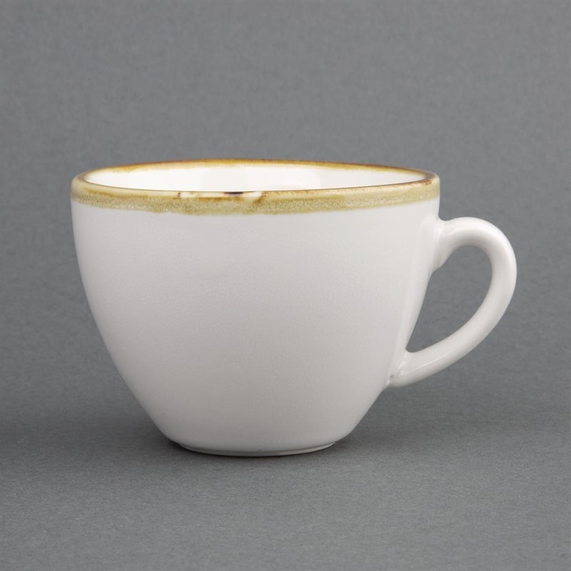  Olympia Kiln Cappuccinotassen Kreidewei&szlig; 23cl (6 St&uuml;ck) 