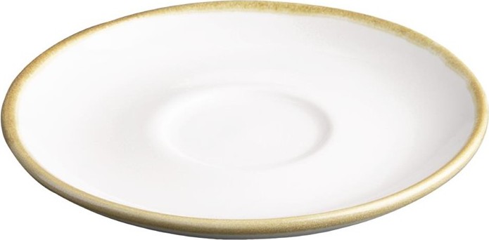  Olympia Kiln Untertassen Kreidewei&szlig; 14cm (6 St&uuml;ck) 