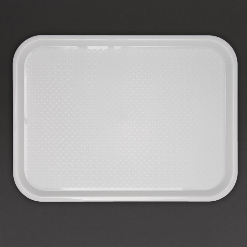  Kristallon Fast Food-Tablett weiß 34,5 x 26,5cm 
