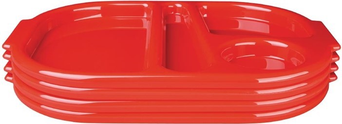  Kristallon Men&uuml;tabletts rot 37,5 x 27,8cm 