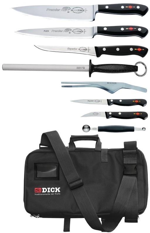  Dick 8-teiliges Messerset mit Tasche 