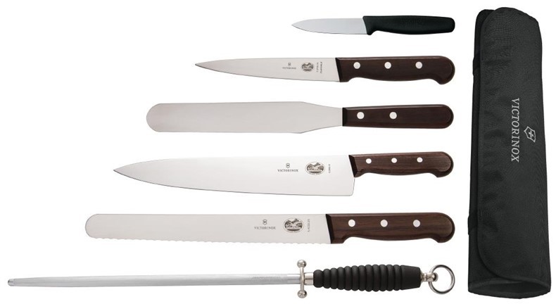  Victorinox 6-teiliges Messerset mit 25cm Kochmesser 