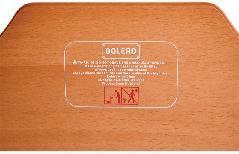  Bolero Kinderhochstuhl dunkelbraun 