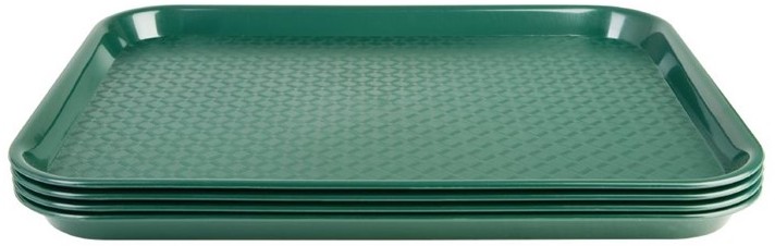  Kristallon Fast-Food-Tablett grün 34,5 x 26,5cm 